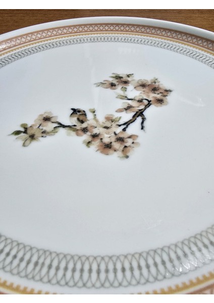 Pink Flower Pasta Tabağı 20 cm 4 Kişilik modelleri