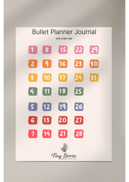 Bullet Journal Sticker Seti - 6 Sayfa / Ajanda, Scrapbook, Journal fırsatları