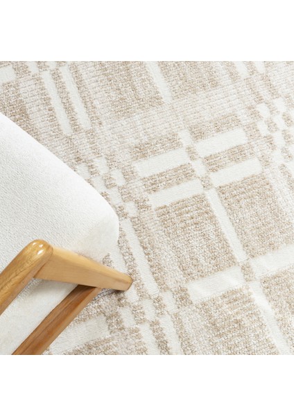 7/24 Iskandinav Velar Bej Salon Mutfak Halısı Yolluk modelleri