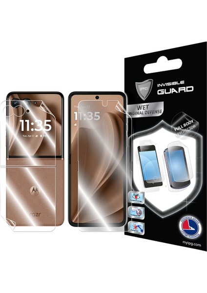 Motorola Razr+ 2025 (Iç, Dış Ekran ve Arka Koruma) Için Hydrogel Koruyucu