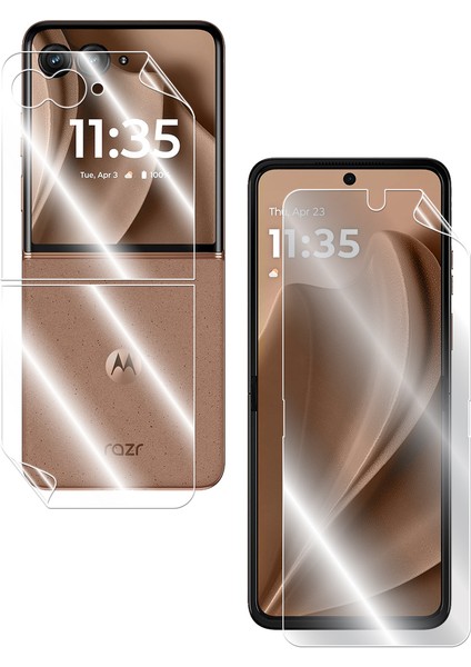 Motorola Razr+ 2025 (Iç, Dış Ekran ve Arka Koruma) Için Hydrogel Koruyucu fiyatları