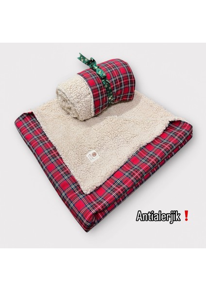 Welsoft & Scotch Kumaş Bebek Battaniyesi 100×100 Ebadında