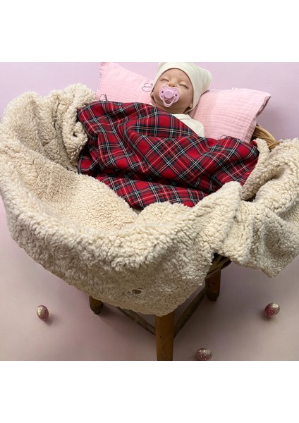 Welsoft & Scotch Kumaş Bebek Battaniyesi 100×100 Ebadında modelleri