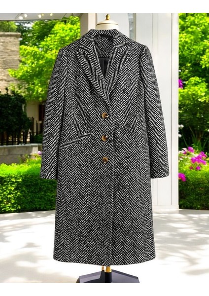 Kışlık Astarlı Balık Sırtı Detaylı Kaşmir Kaban fırsatları