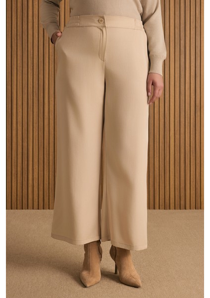 Beli Lastik Detaylı Tencel Pantolon Etek fiyatları