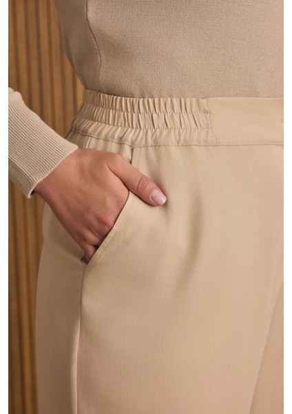 Beli Lastik Detaylı Tencel Pantolon Etek indirimleri