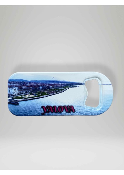 Yalova Temalı Plastik Açacak Magnet Buzdolabı Süsü Şişe Açacağı (KOD:975)