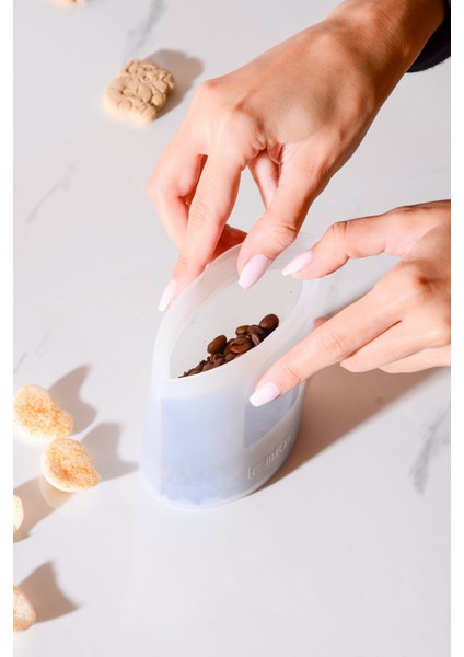 Mood Hava Sızdırmaz Kilitli Silikon Saklama Torbası 250 ml | Şeffaf fırsatları