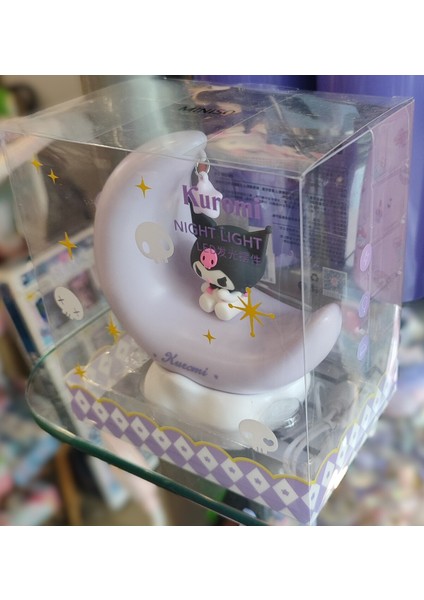 Kuromi Figürlü Masaüstü Şarjlı Gece Lambası AD71021 fırsatları