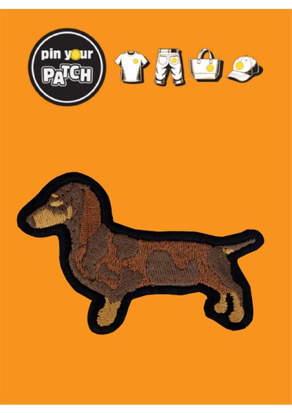 Ütü ile Yapışan Yama 7069 Köpek