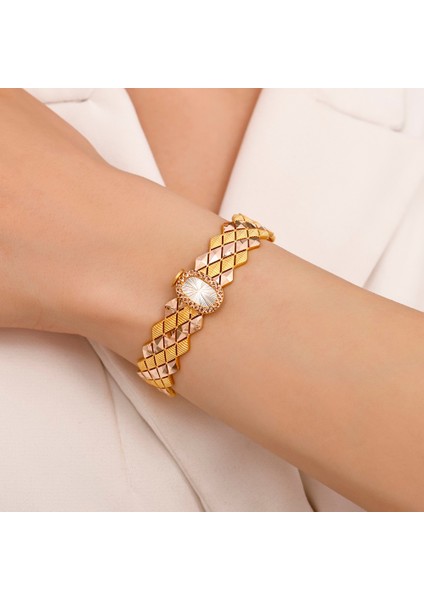 Altın Tasarım Kelepçe Bilezik - 14K modelleri