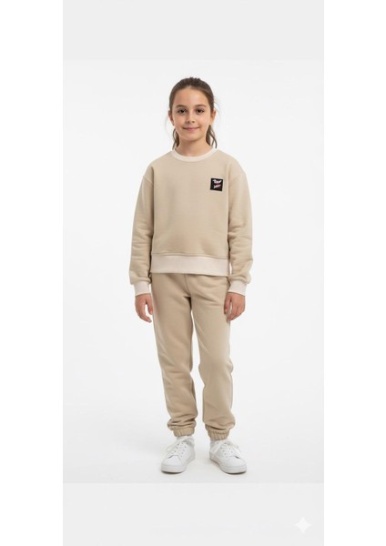 Uzun Kollu Şardonlu 3 Iplik Bel ve Paça Lastikli Çift Cepli Eşofman Takımı modelleri