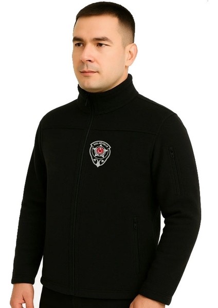 Kalın Kışlık Erkek Koldan Cepli Nakış Işlemeli 3 Cepli Güvenlik Polar fiyatları