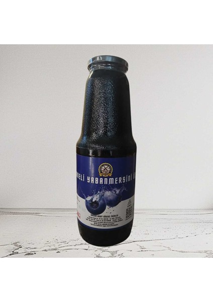 1350 ml Doğal Bol Taneli Yabanmersini Özü (Maviyemiş)