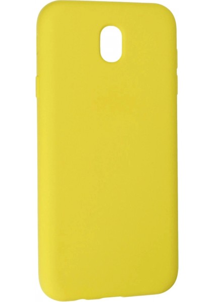 Samsung Galaxy J7 Pro / J730 Kılıf Nano Içi Kadife Silikon - Sarı (K95) modelleri