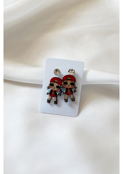 Kız Figürlü Küpe Seti fiyatları