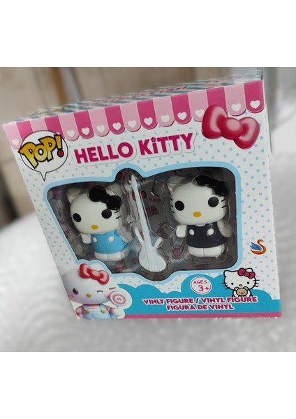 Hello Kitty 2 Li Figür Seti 5cm AD2195