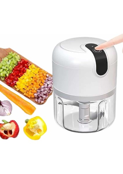 Mtxdpn Rondo Doğrayıcı 250 ml Taşınabilir USB Şarjlı Pratik El Rondo Blender modelleri