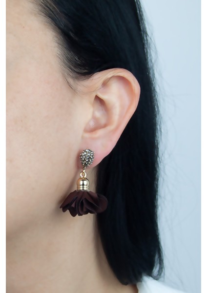 Çiçek Sallantılı Bronz Küpe fiyatları