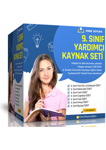9. Sınıf Yardımcı Kaynak Seti (7 Ana Ders)