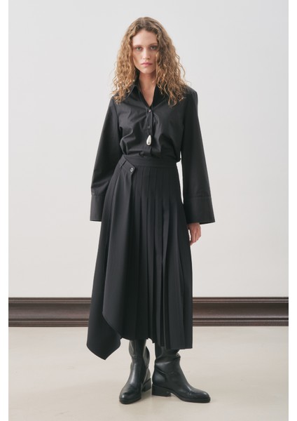 Anvelop Piliseli Etek Siyah fiyatları