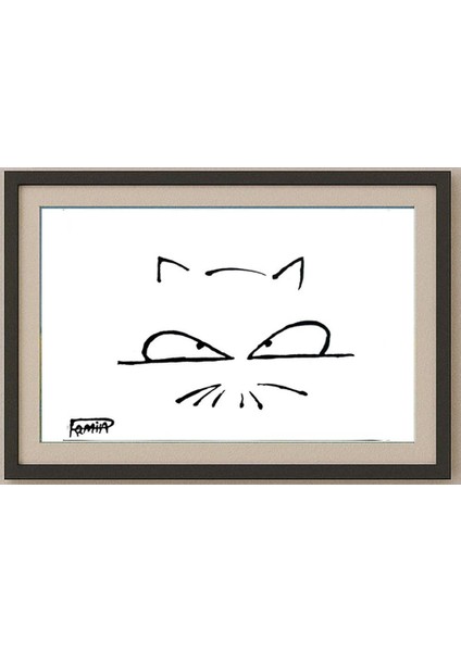 Ramin Rezaie 29X21CM Orijinal Karikatür Tablo