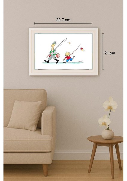 Ivan Haramija 29X21CM Orijinal Karikatür Tablo indirimleri