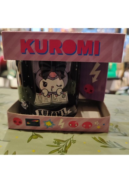 Kuromi Porselen Kupa Bardak Siyah AD700098