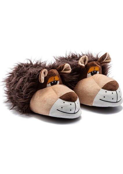 Aslan Kadın, Garson Boy Hayvanlı Panduf Kahverengi 36/41 fiyatları