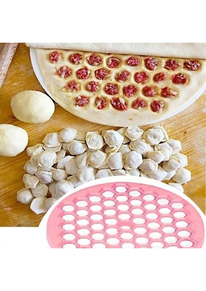 Sıladanal® 61 Bölmeli Petek Şekilli Pratik Mantı Kesici Açma Kalıbı Mantımatik fırsatları