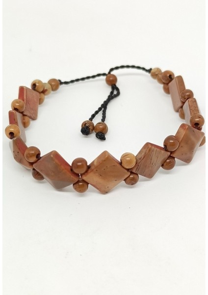 Kare Kesim Kuka Taşlı Bileklik