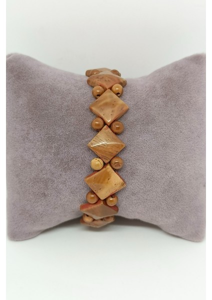 Kare Kesim Kuka Taşlı Bileklik modelleri