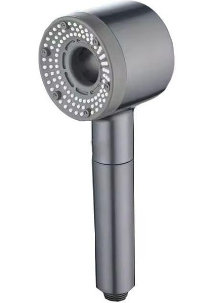 5 Fonksiyonlu Duş Başlığı, Ayarlanabilir Turbo Duş, Yüksek Kaliteli Lüks Tazyik Ayarlı, Modern ve Şık Aksesuarı Handshower (Gri)