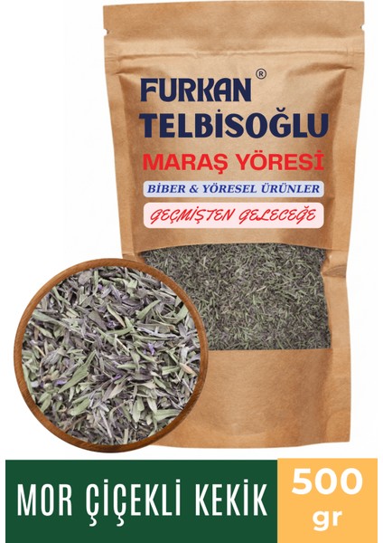Mor Çiçekli Kekik - ( Organik , Katkısız , Elenmiş) 500GR