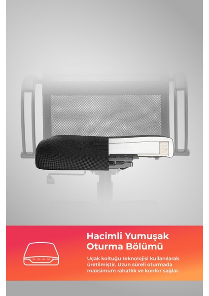 Ergolife Sit 8 Ofis Koltuğu | Krom Ayaklı, Tekerlekli, Siyah, Bilgisayar Sandalyesi - 411.58.1.222 fırsatları