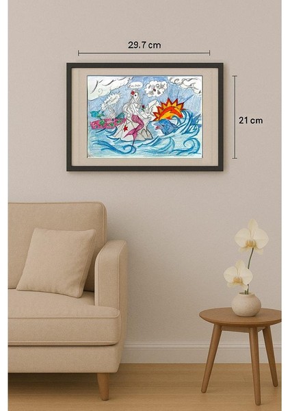 Lazar Lapac 29X21CM Orijinal Karikatür Tablo fiyatları