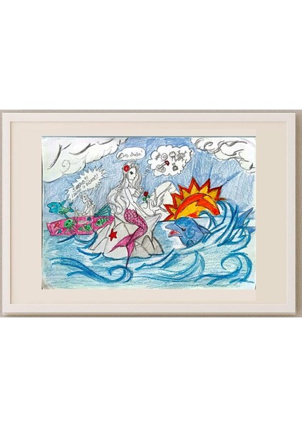 Lazar Lapac 29X21CM Orijinal Karikatür Tablo fırsatları