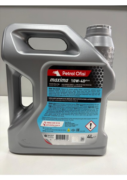 Maxima 10W-40 Plus 4l Motor Yağı Üretim Tarihi 2025 fırsatları