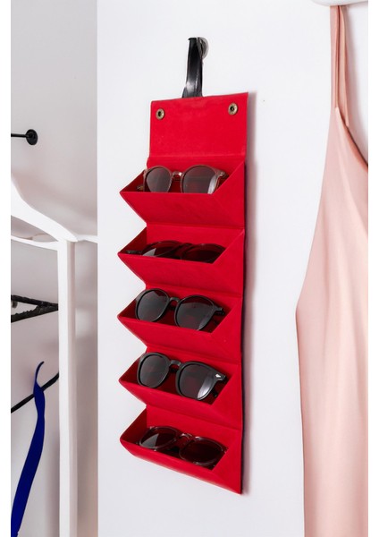 5'li Katlanabilir Deri Gözlük Saklama ve Taşıma Kutusu modelleri