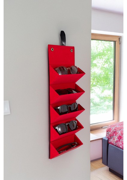 5'li Katlanabilir Deri Gözlük Saklama ve Taşıma Kutusu fırsatları