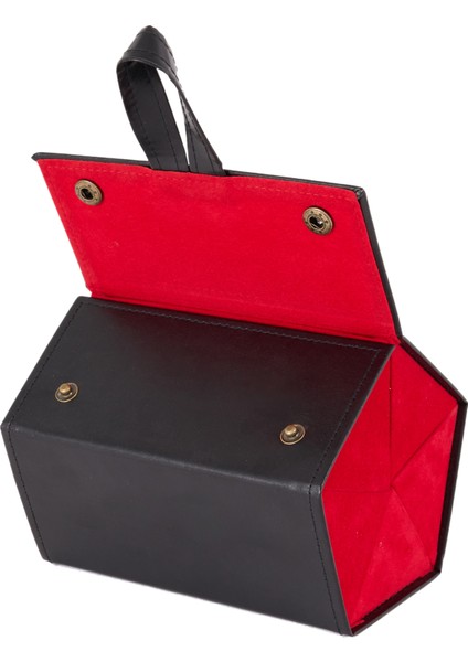 5'li Katlanabilir Deri Gözlük Saklama ve Taşıma Kutusu