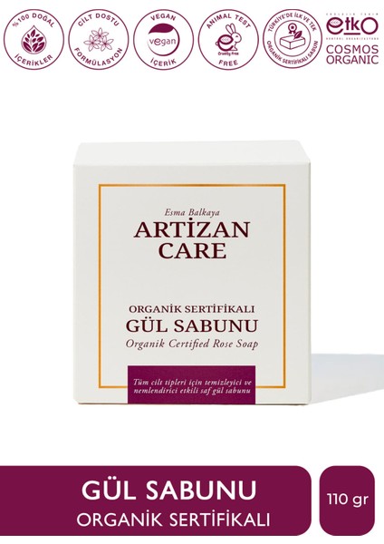 Organik Gül Sabunu