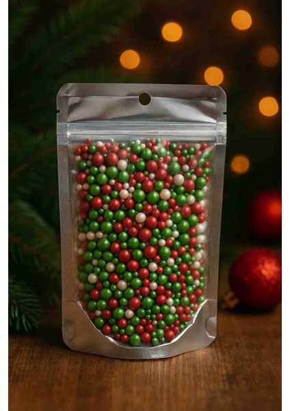 Karışık Yılbaşı Dekoratif Pasta Süsü 40GR