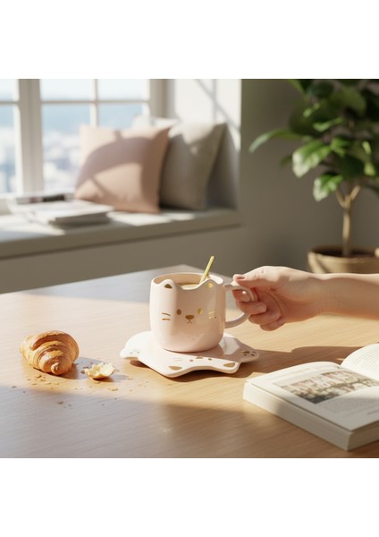 Tatlı Kedi Tasarımlı Kupa Bardak fiyatları