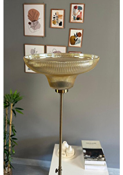 Cam Bal Rengi Düz Ince Gövde Lambader Modern Metal Oturma Odası indirimleri