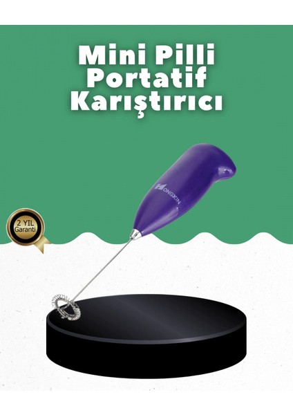 El Tipi Pratik Mikser – Kahve, Süt, Bebek Maması ve Yumurta Çırpıcı