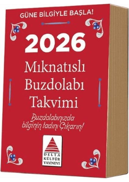 2026 Mıknatıslı Buzdolabı Takvimi