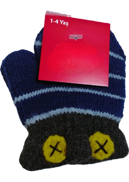 Erkek Bebe Örme Tek Parmaklı Eldiven 1-4 Yaş indirimleri