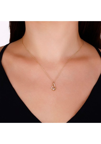 Altın Tasarım Kolye - 14K modelleri