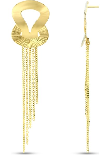 Tasarım Altın Küpe - 14K fiyatları